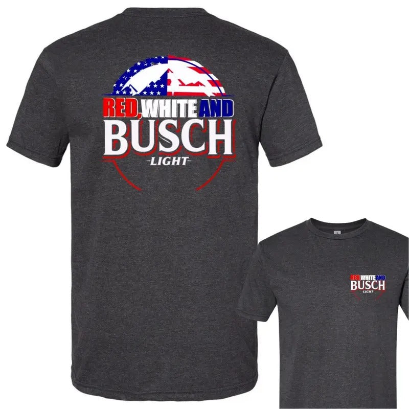 Red, White & Busch Light - 4th of July T-Shirt DRG Hoodie, Sweatshirt | HypeDripTees.com