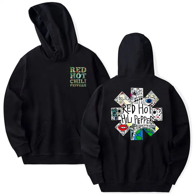 Redd Hot Chili Peppers 2 Sides Shirt, Alternative Rock, Metal Music Shirt, Unisex Sweater Pullover Tee Hoodie, Sweatshirt
