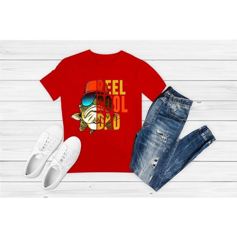 Reel Cool Dad T Shirt Hoodie Sweater Father's Day Gift for Dad Cool Dad Club For Dad Sweatshirt Dad | HypeDripTees.com