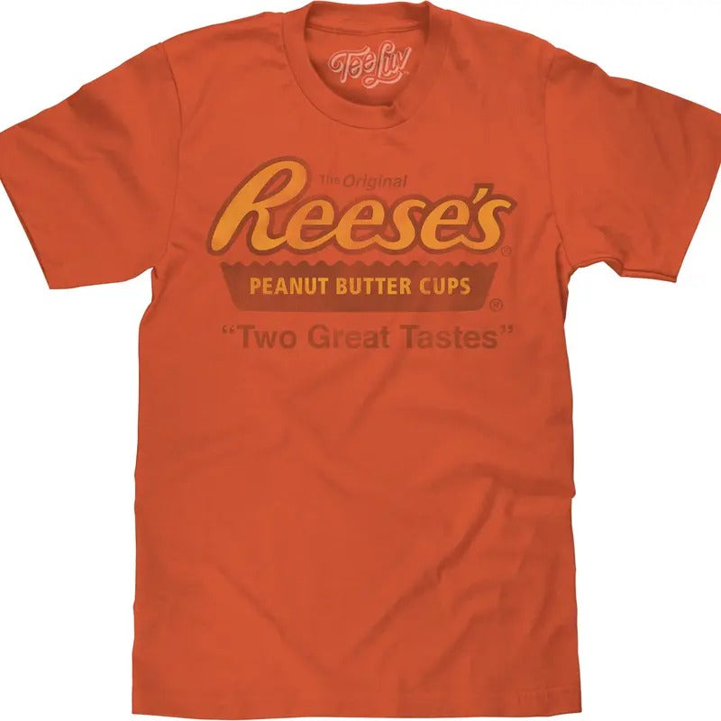 Reese's "Two Great Tastes" Big and Tall T-Shirt - Orange Hoodie, Sweatshirt | HypeDripTees.com
