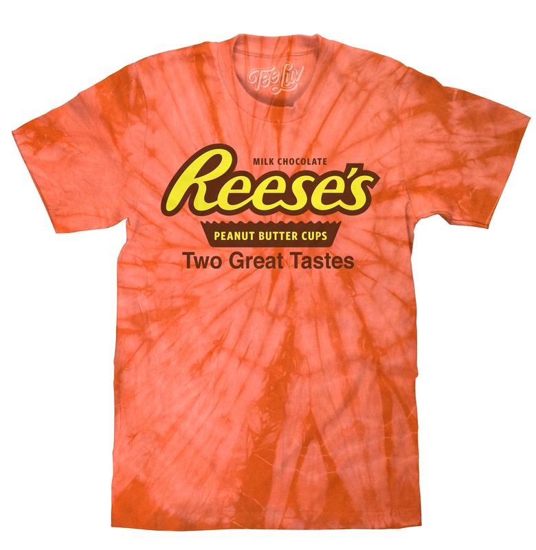 Reese's Peanut Butter Cup Tie Dye T-Shirt - Orange Spider Hoodie, Sweatshirt | HypeDripTees.com