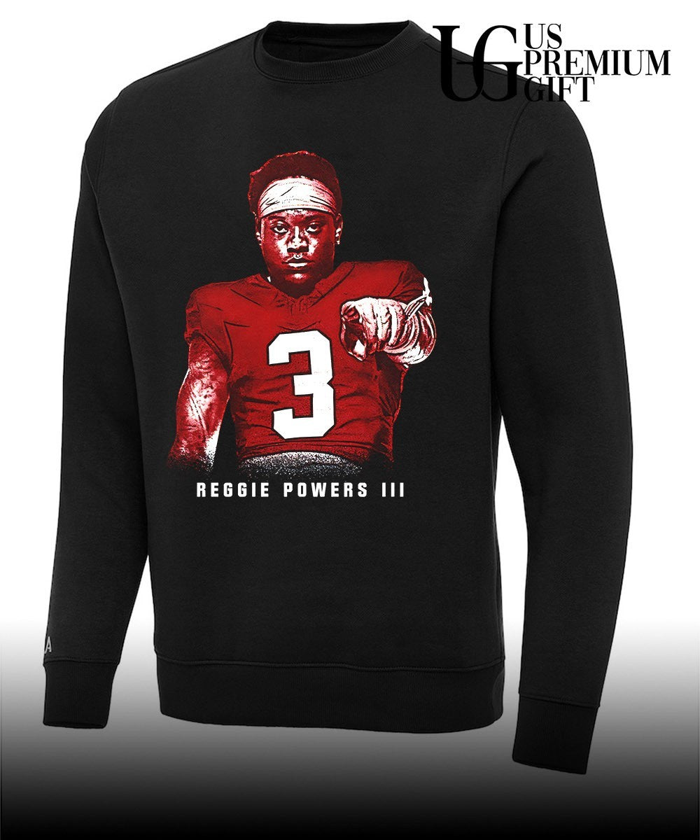 Reggie Powers III Oklahoma Sooners football college pose shirt