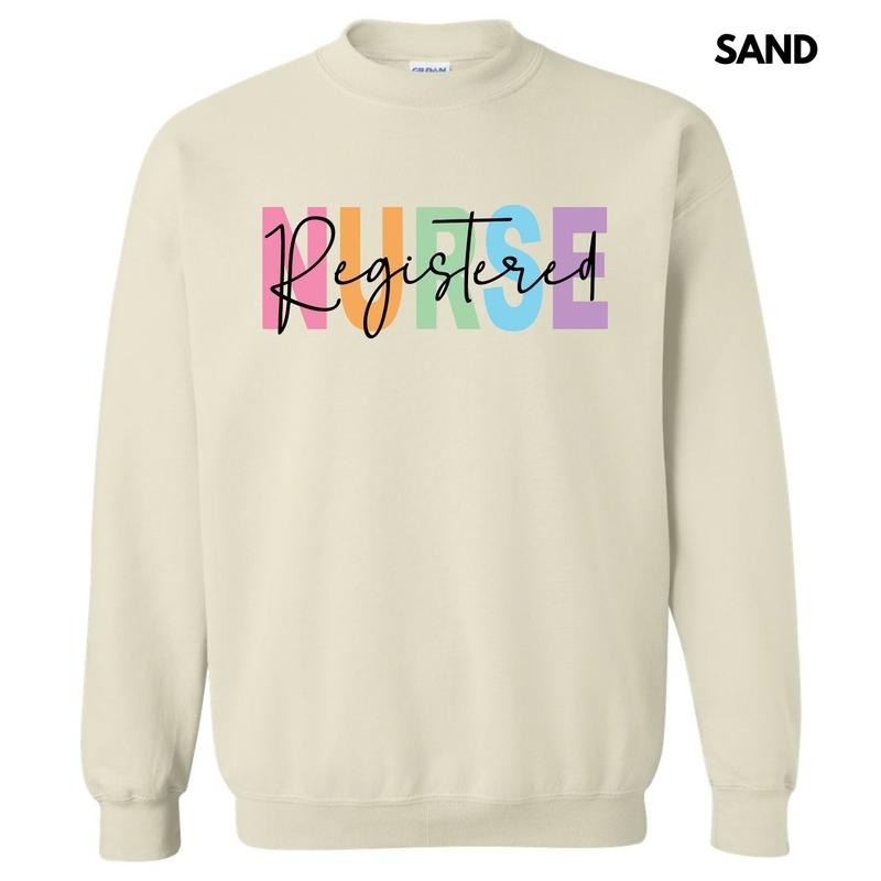 Registered Nurse Colorful Sweatshirt 'NLB' T-Shirts, Hoodie | HypeDripTees.com