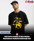 Reid Carrico number 35 West Virginia Mountaineers football breakthrough shirt