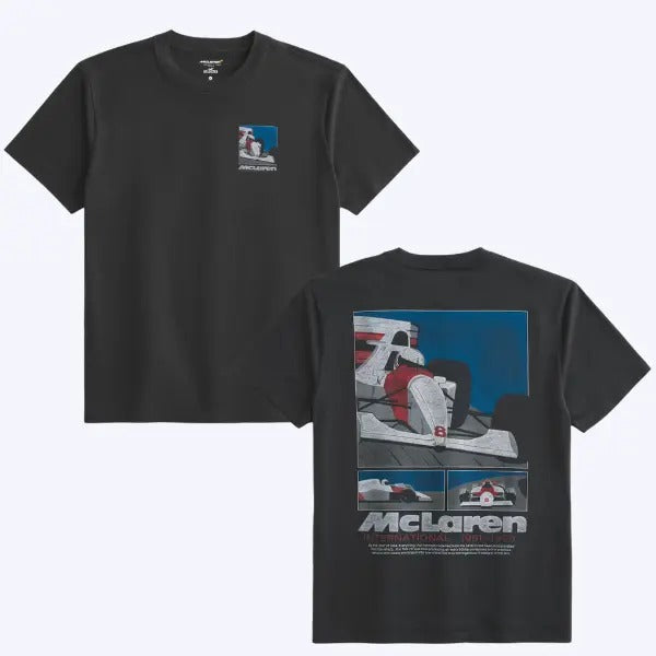 Relaxed McLaren Graphic Shirt, Gift For Boyfriend Hoodie, Sweatshirt | HypeDripTees.com