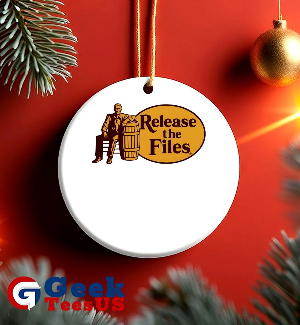 Release the Files Cracker Barrel logo shirt