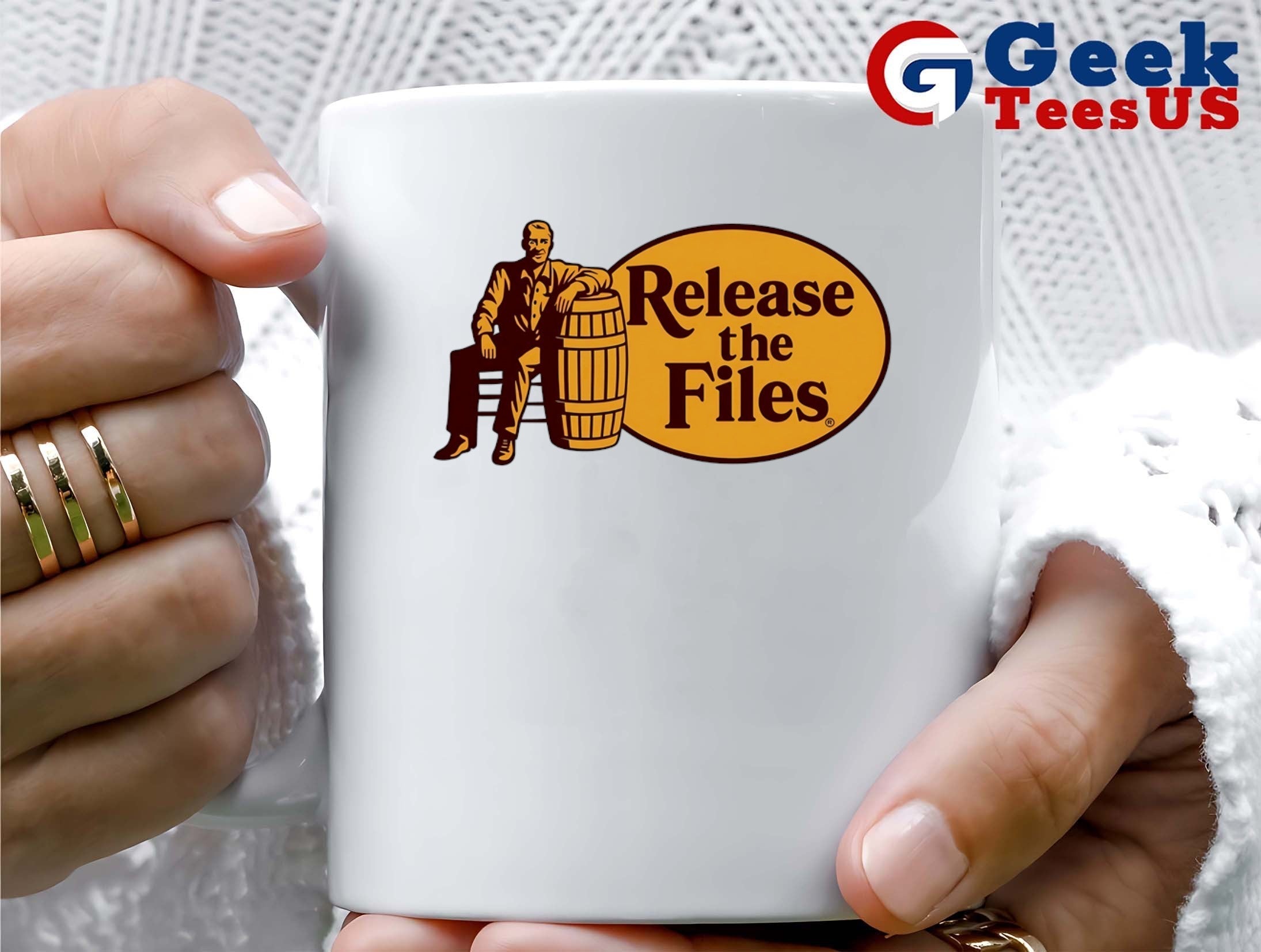 Release the Files Cracker Barrel logo shirt