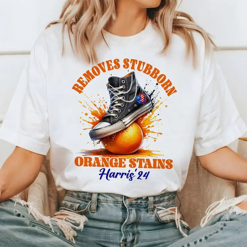 Rem0ves Stubborn Orange Stains Harr1s 24 Shirt, Kamal Harr1s Shirt Hoodie, Sweatshirt | HypeDripTees.com