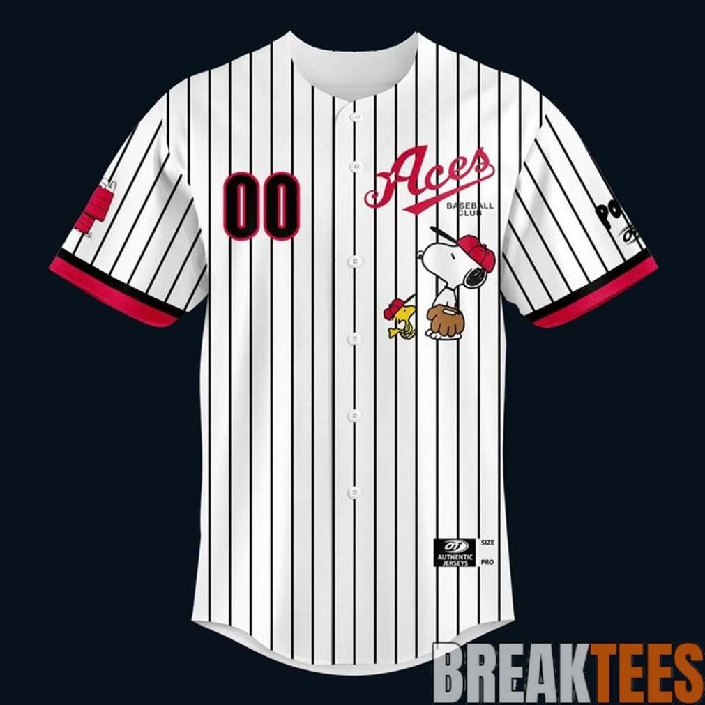 Reno Aces x 2026 Peanuts Night Limited Edition Baseball Jersey