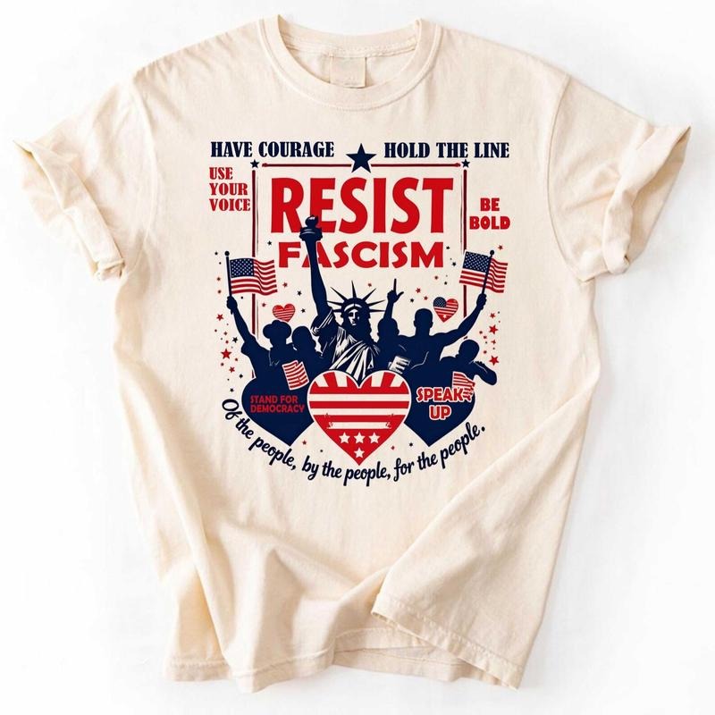 Resist Shirt, Feminist Shirt, Strong Women Shirt, Protest and Resist T shirt, Anti Trump Unisex T-Shirt, Political Tee...