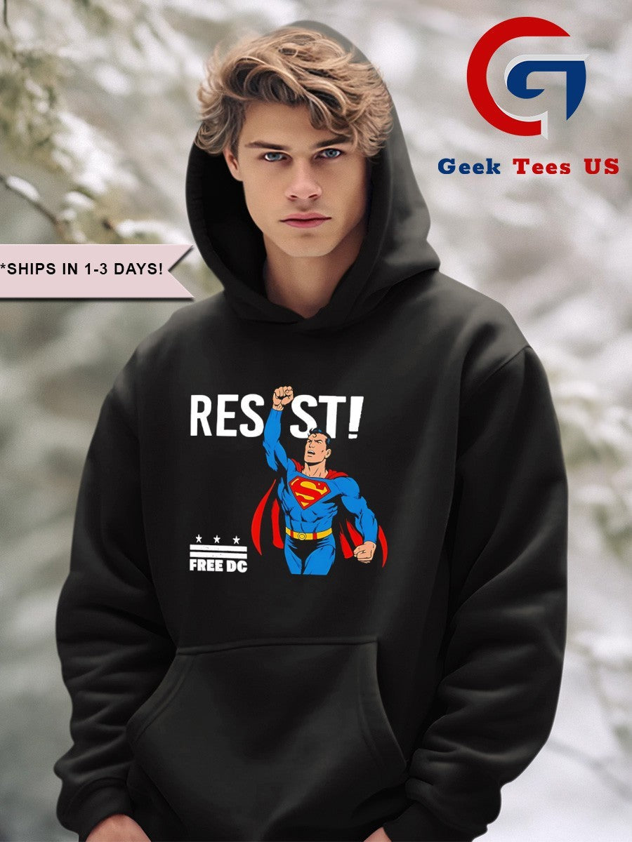Resist Superman Free DC shirt