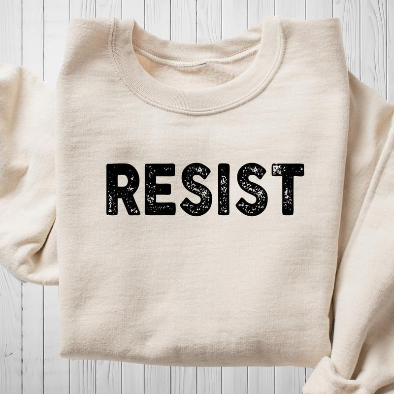 Resist Sweatshirt, Protester Shirts, Social Activism Tshirt, Racial Equality Hoodie, Trump Shirt | HypeDripTees.com