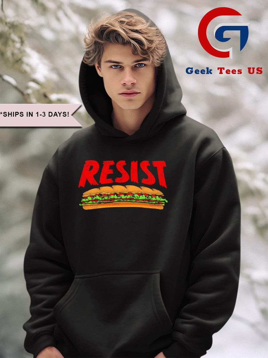 Resist anti ice sandwich guy DC T-shirt