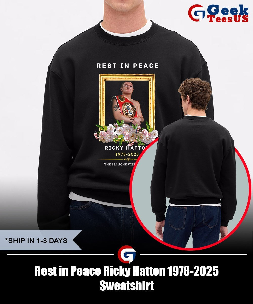 Rest in Peace Ricky Hatton 1978-2025 shirt