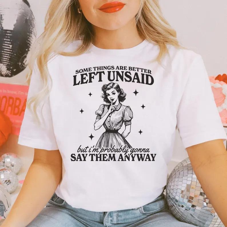 Retro - Inspired Humorous T - Shirt: Vintage