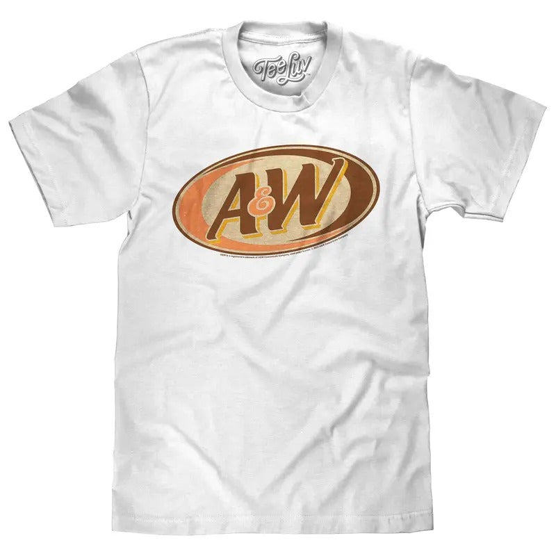Retro A&W Root Beer Logo T-Shirt - White Hoodie, Sweatshirt | HypeDripTees.com