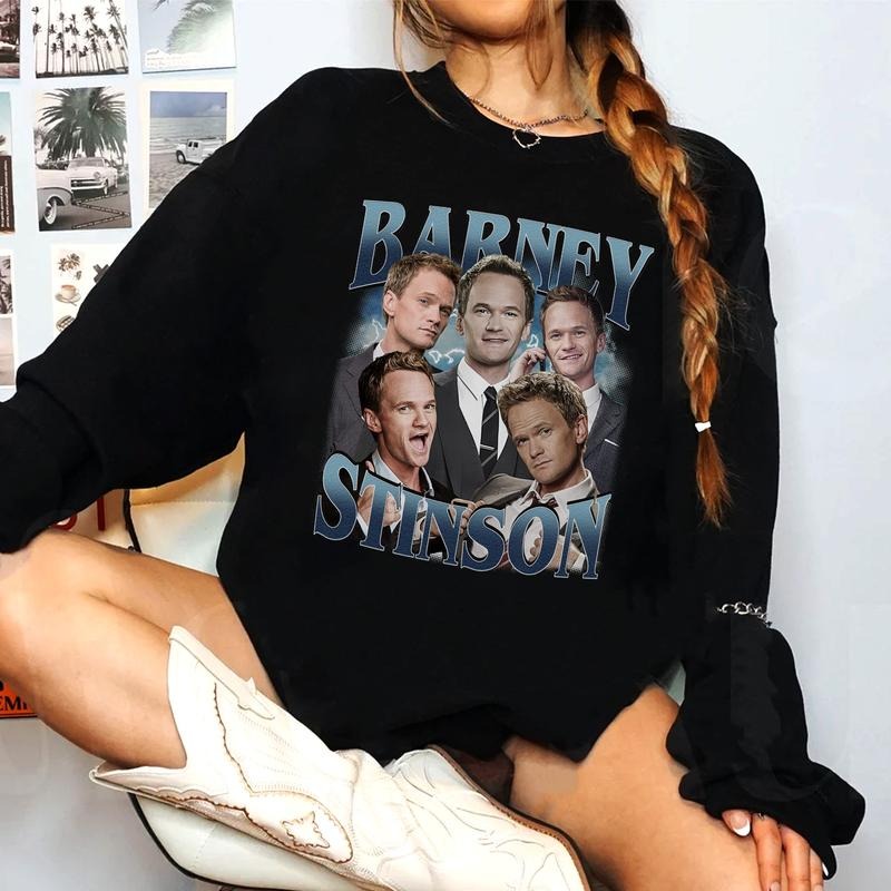 Retro Barney HIMYM T-Shirt Sweatshirt Hoodie Unisex | HypeDripTees.com