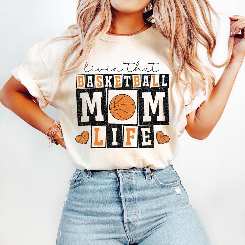 Retro Basketball Mom T-Shirt, Basketball T-Shirt, Basketball Mama , Basketball Shirt Hoodie, Sweatshirt | HypeDripTees.com