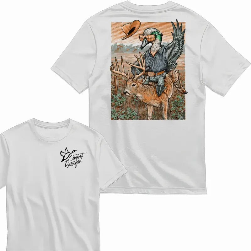 Retro Buckin Cotton Sweatshirt, Dolph Series Duck, 2-Sided Graphic Design Streetwear Mama T-Shirts, Hoodie | HypeDripTees.com