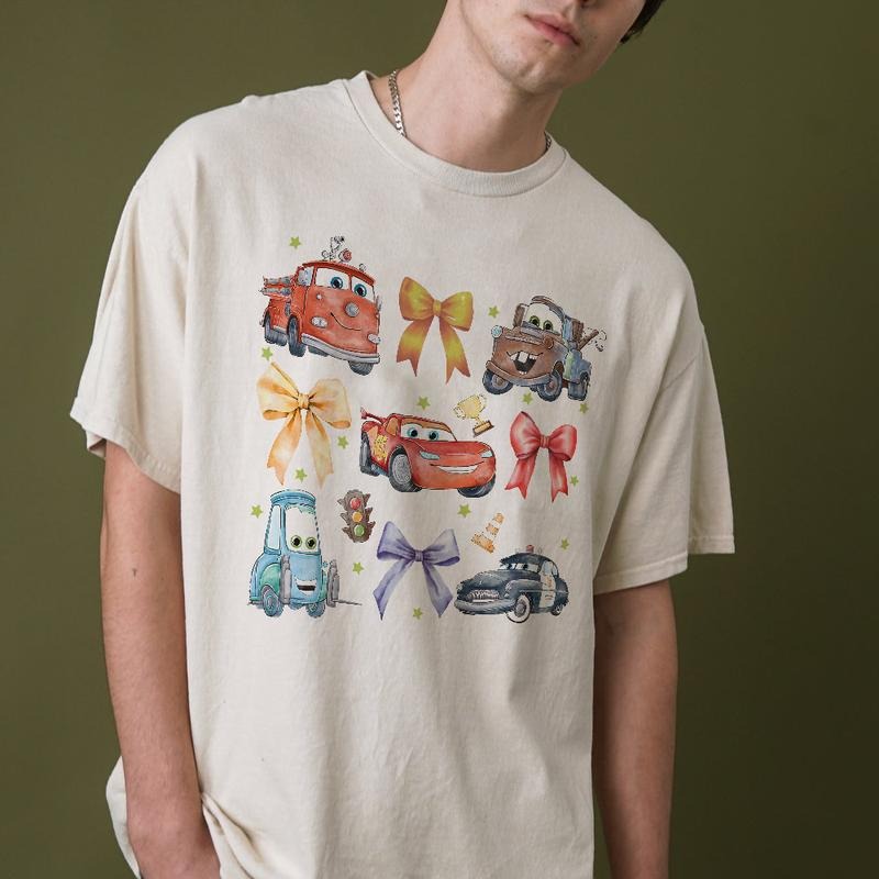 Retro Car Coquette Magical Bows Shirt, Car Friends T-Shirt, Family Vacation Hoodie, Sweatshirt | HypeDripTees.com