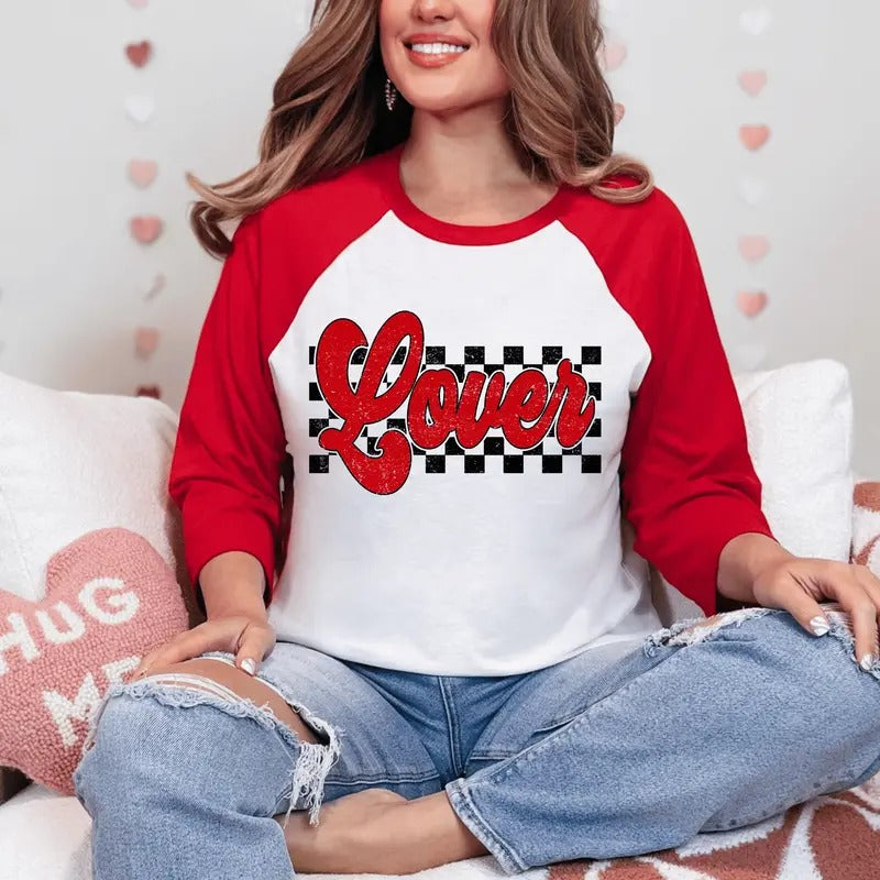 Retro Checkered Lover Shirt - ONLY 1 MEDIUM at this price Hoodie, Sweatshirt | HypeDripTees.com
