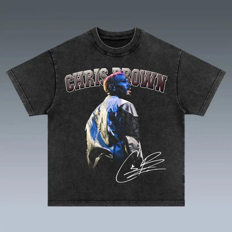 Retro Chr1s Br0wn Hip Hop Music Concert Shirt Shortsleeve Crewneck Top Hoodie, Sweatshirt | HypeDripTees.com