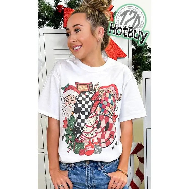 Retro Christmas Graphic T-Shirt Hoodie, Sweatshirt | HypeDripTees.com