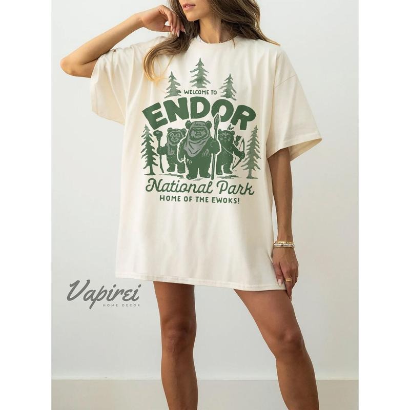 Retro D.Ney StarW Endor National Park Ewoks Shirt StarW Day Galaxy'S Edge Studios Family Shirts StarW Shirt T-Shirts, Hoodie, Sweatshirt