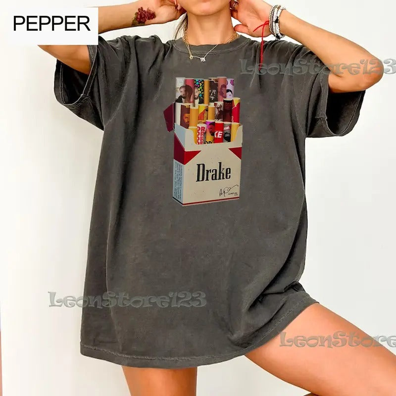 Retro Drake Pack Of C.i.g.a.r.e.t.t.e.s T-Shirt, Drake Rap T-Shirt Hoodie, Sweatshirt | HypeDripTees.com