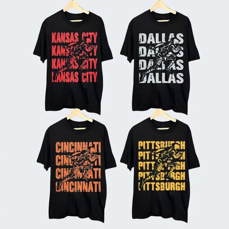 Retro Football All Teams Dark Heather Classic T-shirt, Vintage Football Shirt All Teams, Gifts For Football Fan, Sport...