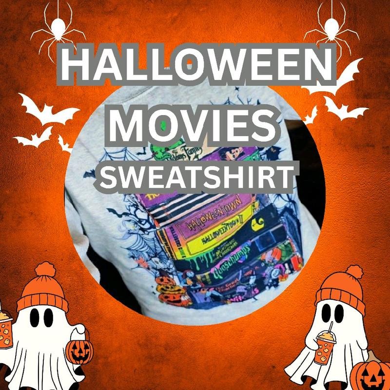 Retro Halloween 90's Movies Spooky Tee or Sweatshirt Hoodie | HypeDripTees.com