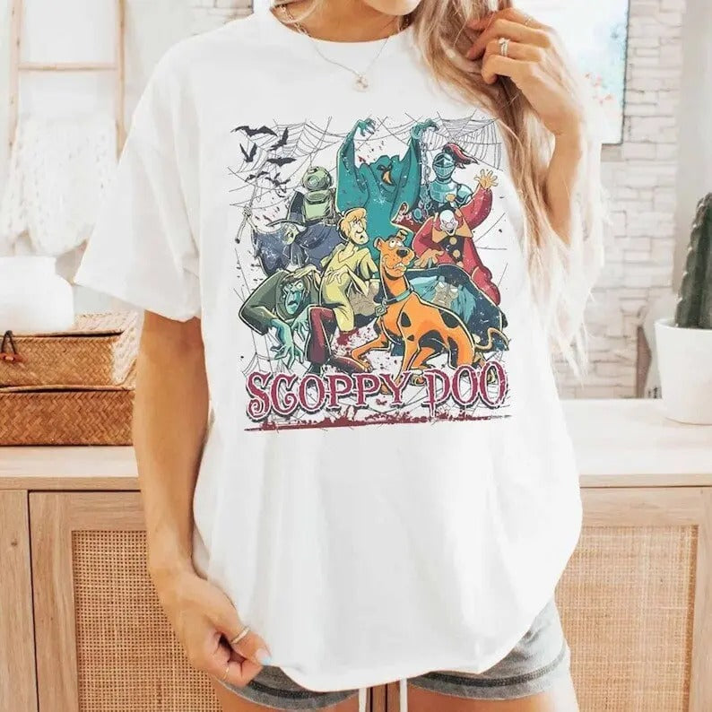 Retro Halloween Scooby Doo Shirt, Retro Halloween Movies Shirt, Vintage Halloween Sweatshirt, Spooky Shirt, Gift for...