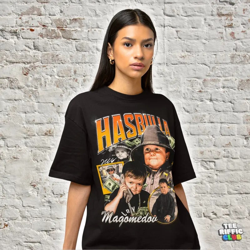 Retro Hasbulla Magomedov T Shirt, Valentines Gift For Her Him, Mothers Day Present Vintage Bootleg 90s Fans Hip Hop...
