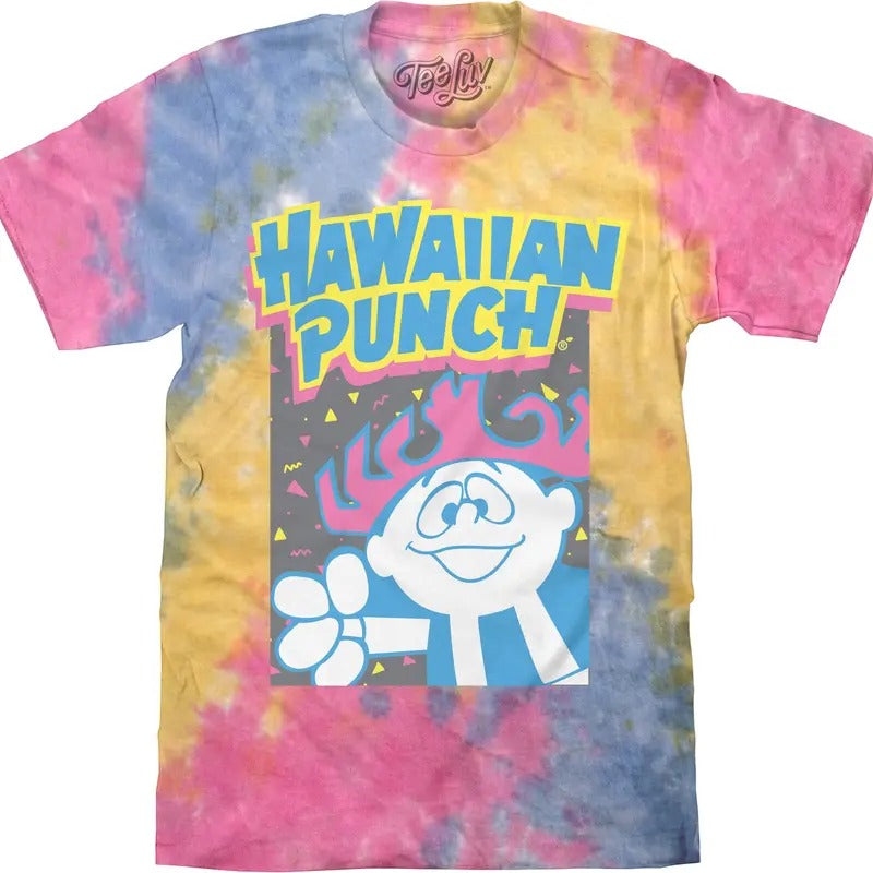 Retro Hawaiian Punch Tie Dye T-Shirt - Sherbert Tie Dye Hoodie, Sweatshirt | HypeDripTees.com