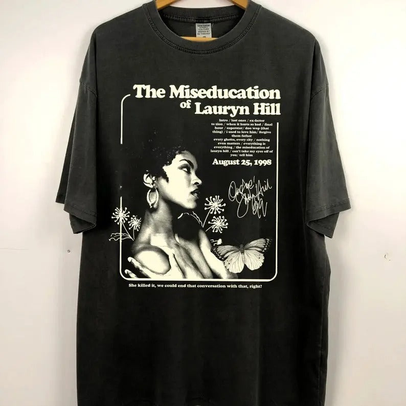 Retro Lauryn Hill Shirt, Lauryn Hill sweatshirt, Lauryn Hill Rock Style Bootleg Tee, The Miseducation of Lauryn Hill...