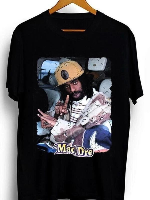 Retro Mac Dre Thizz Nation Shirt Short Sleeve Black Unisex Size S-5XL Hoodie, Sweatshirt | HypeDripTees.com