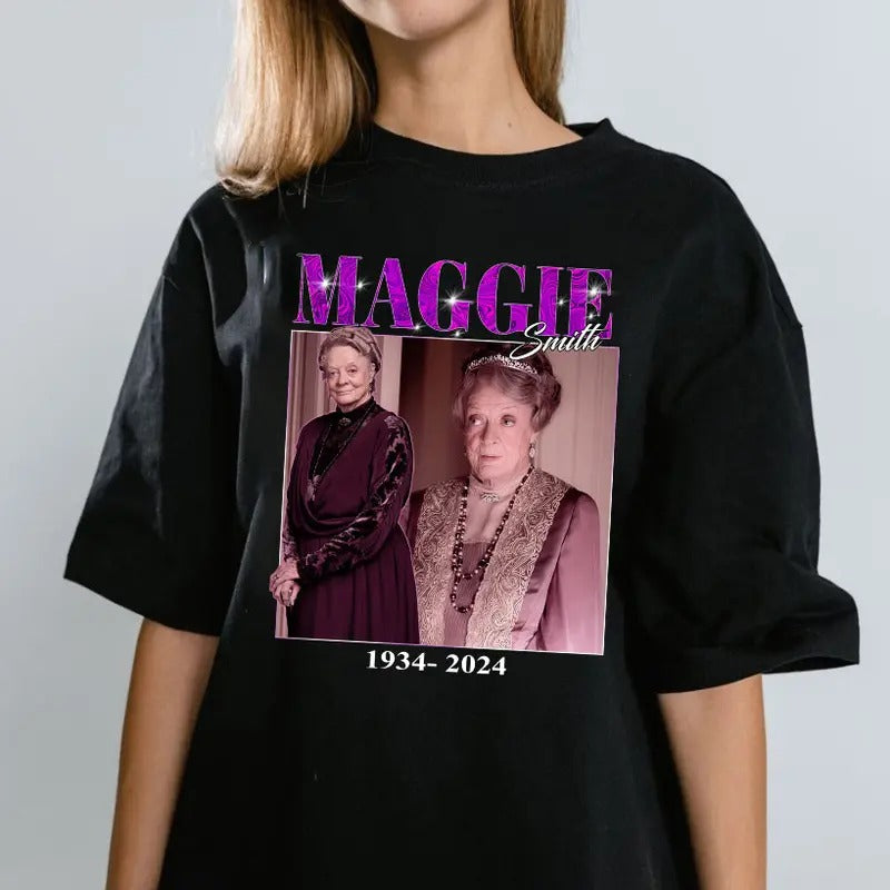 Retro Maggie Smith Shirt, Sweatshirt, Maggie Smith Vintage Shirt, Movie Character Tee, Maggie Smith Memorial Shirt Hoodie