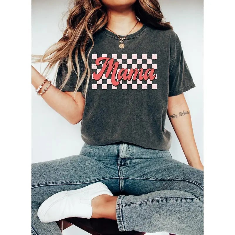 Retro Mama Shirt, Mothers Day Gift For Mom, New Mom Announcement, Cool Moms Shirt, Funny Mama Shirt, Mommy Shirt, Cute...