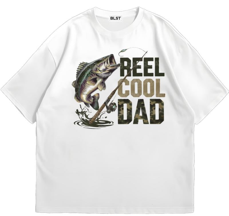 Retro Reel Cool Dad T-Shirt Soft Cotton Fabric Retro Graphic Football Fan Gift Hoodie, Sweatshirt | HypeDripTees.com