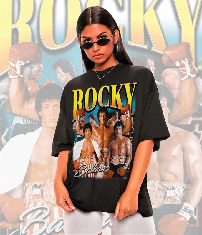 Retro Rocky Balboa Shirt -Rocky Balboa Tshirt,Rocky Balboa T-shirt Hoodie, Sweatshirt | HypeDripTees.com