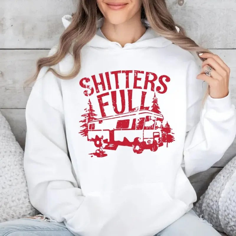 Retro Shitters Full Griswold Christmas Tree Sweatshirt, Funny You Serious Clark Crewneck Funny Xmas Family Gift Holiday...