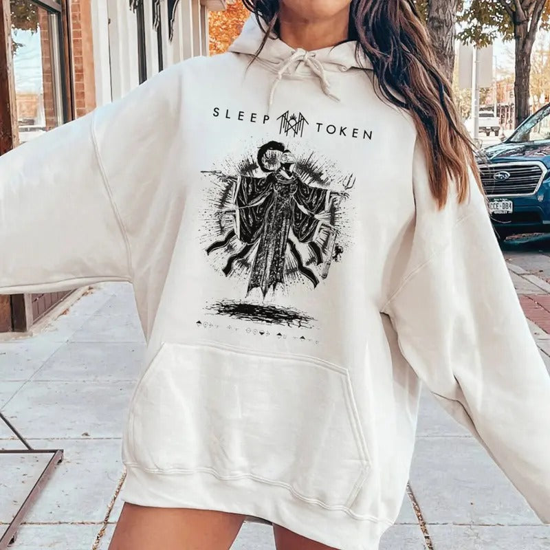 Retro Slep Token Shirt, Band Merchandise, Heavy Metal Band Top, Unisex Sweater Pullover Tee Hoodie, Sweatshirt