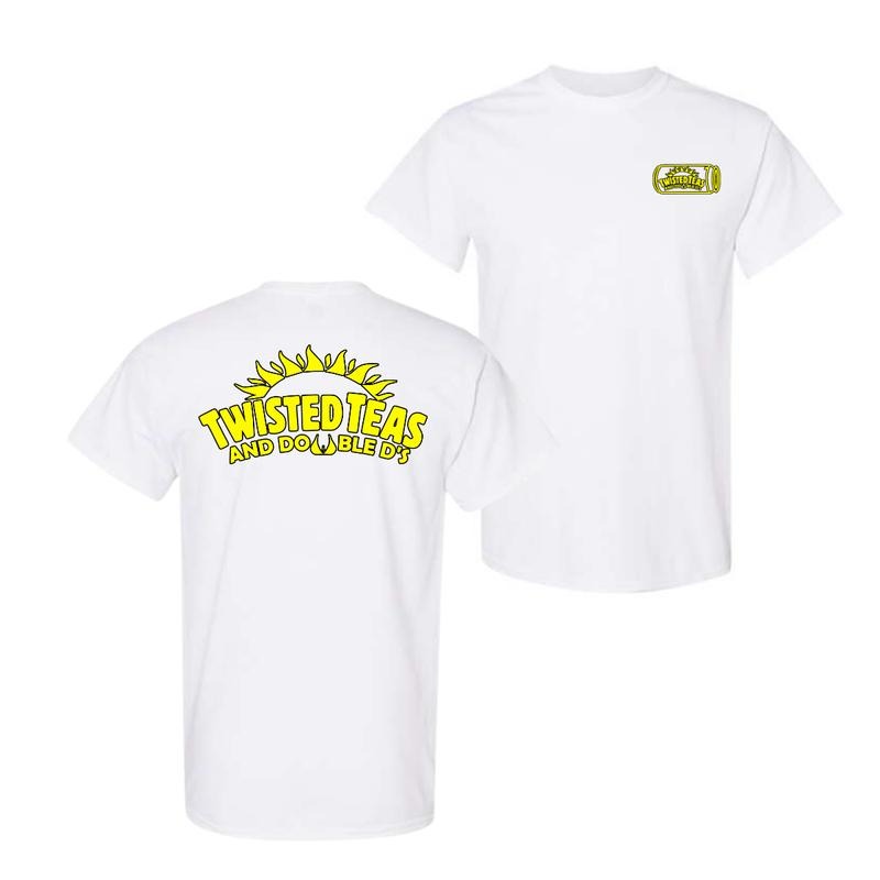 Retro Twisted Teas Double D'S Front Back Short Sleeve FAST SHIPPING Cotton Teestyle{N002}2 T-Shirts, Hoodie, Sweatshirt