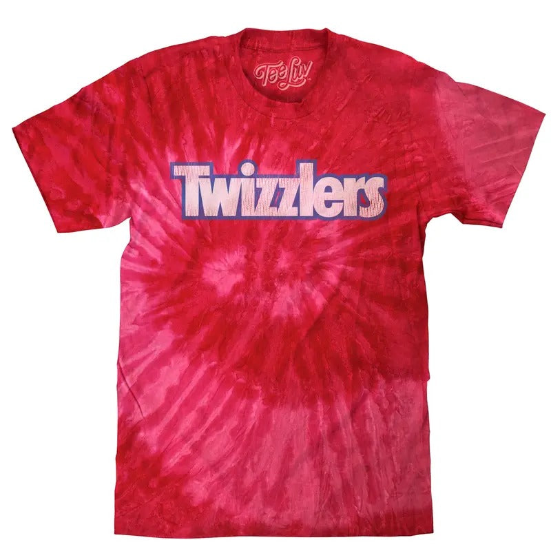 Retro Twizzlers Tie Dye T-Shirt - Red Spider Tie Dye Hoodie, Sweatshirt | HypeDripTees.com
