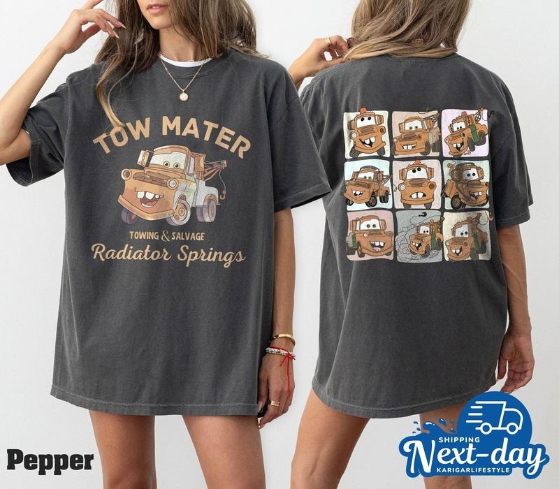 Retro Two Side Mc Que0n Cars Shirt, Cars Movie T-Shirt, , Mc Que0n and Mater Shirt, Piston Cup Champion Shirt, cars movie...