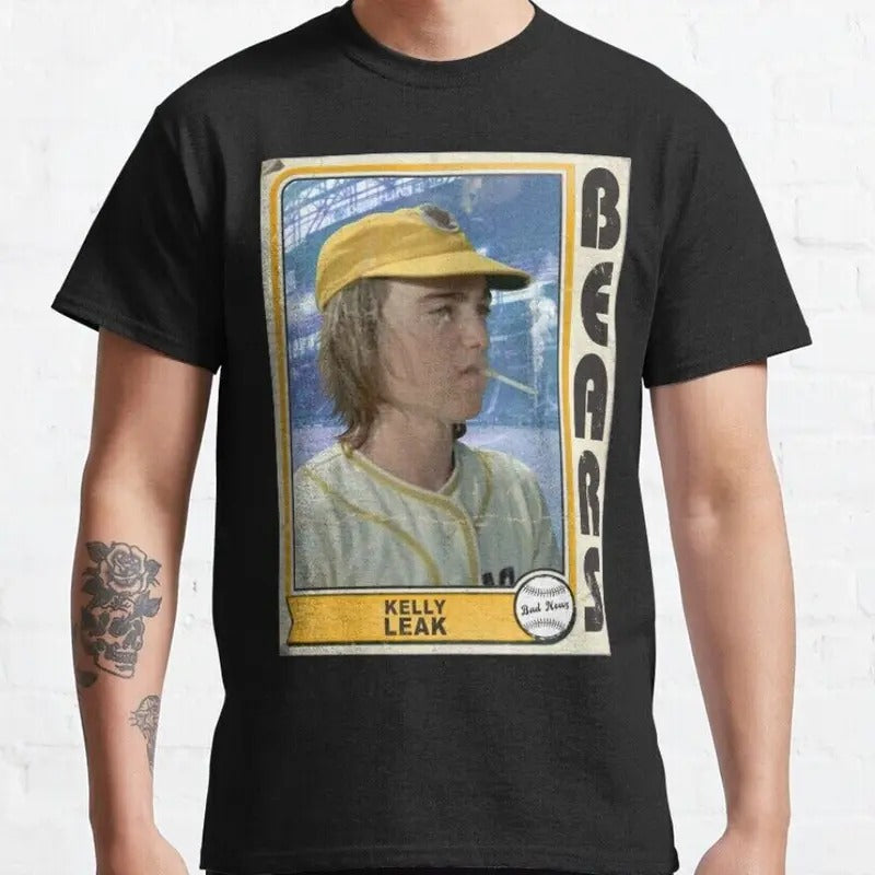 Retro Vintage  Kelly Leak Bad News Bears Baseball Card T-Shirt S-3XL Hoodie, Sweatshirt | HypeDripTees.com