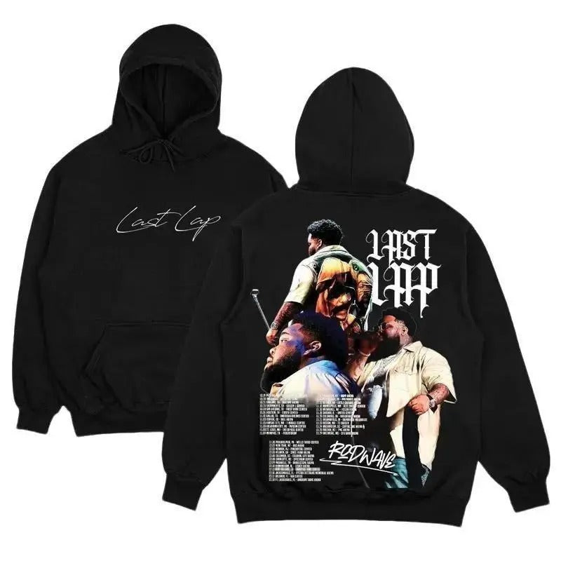 Retro Vintage Rod Wave T-Shirt Sweatshirt Hoodie, Last Lap Tour Concert Dates Double Printed Cotton Unisex Shirt Rap...