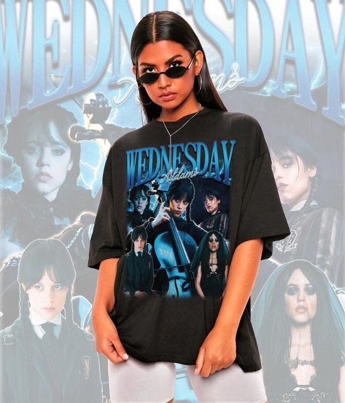 Retro Wednesday Addams Shirt -Wednesday Addams Tshirt,Wednesday Addams T shirt Hoodie, Sweatshirt | HypeDripTees.com