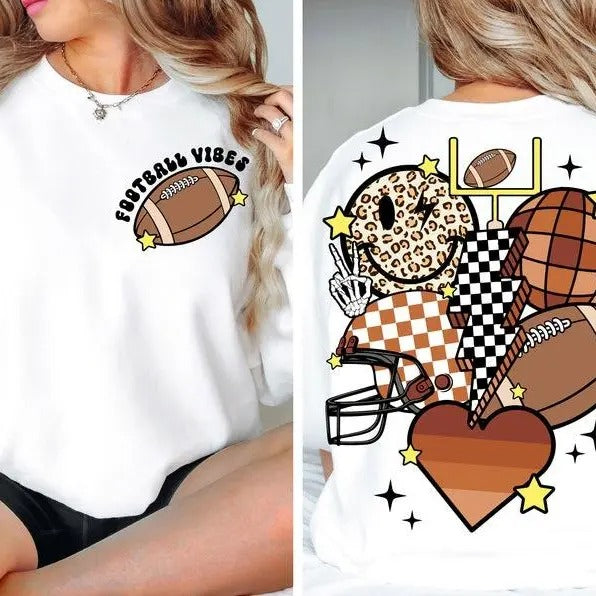 Retro football Shirt, football Shirt, Football Mama, football design, football vibes, retro game day football Shirt,...