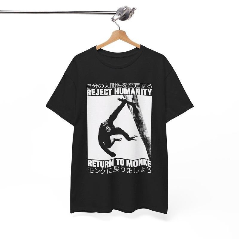 Return to Monke Japanese T-Shirt Hoodie, Sweatshirt | HypeDripTees.com